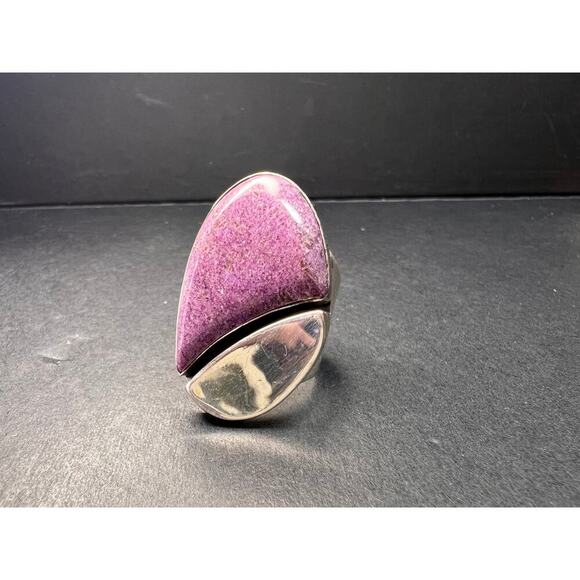 Jay King DRT stichtite sterling silver ring size 6 - Picture 14 of 16